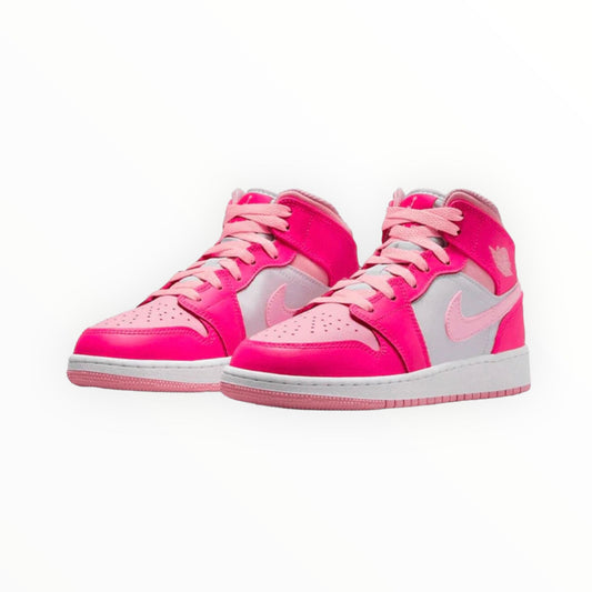 Air Jordan 1 Mid- Fierce Pink (GS)