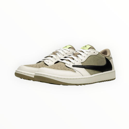 Travis Scott X Air Jordan 1 Low Golf - Neutral Olive