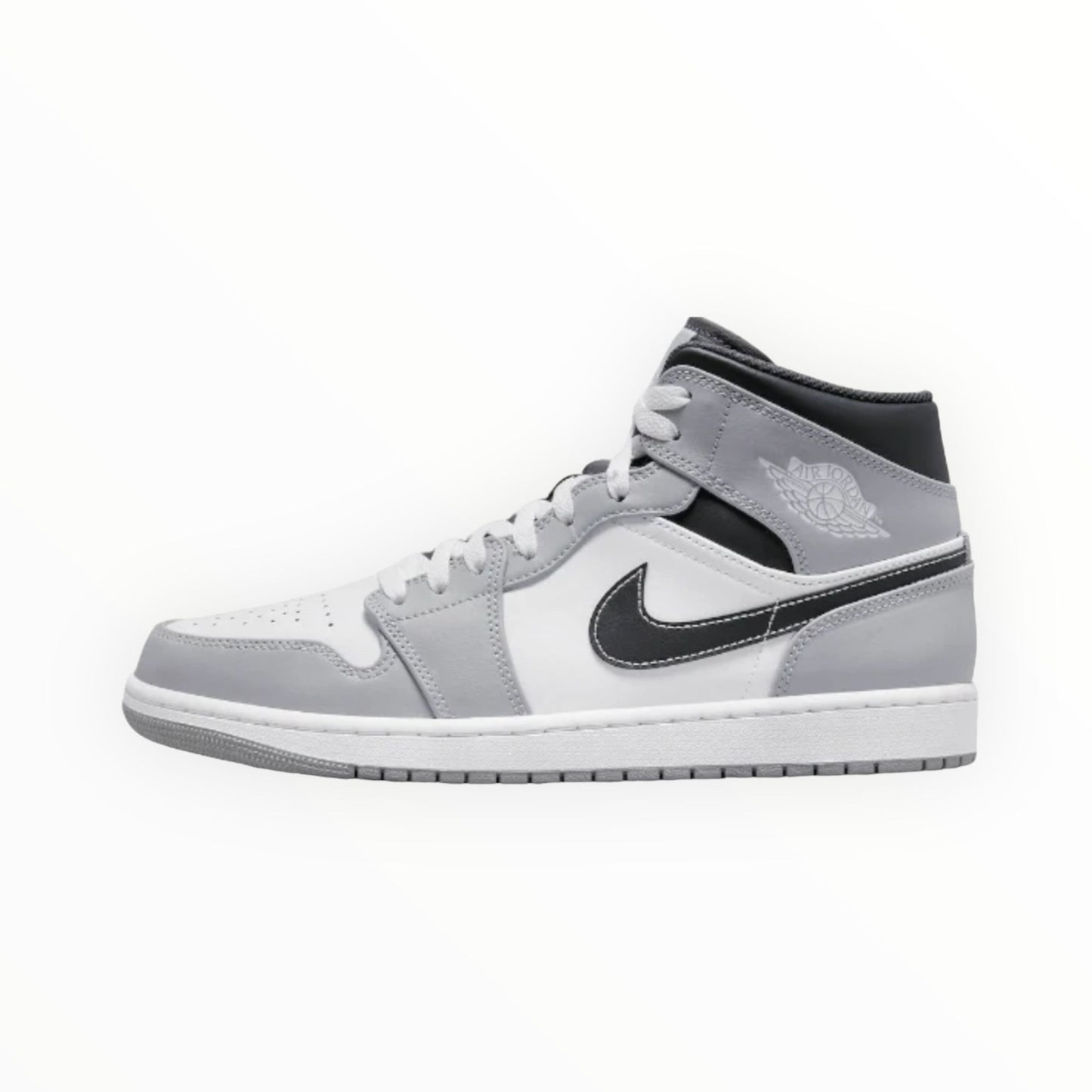 Air Jordan 1 Mid   - Light Smoke Grey Anthracite