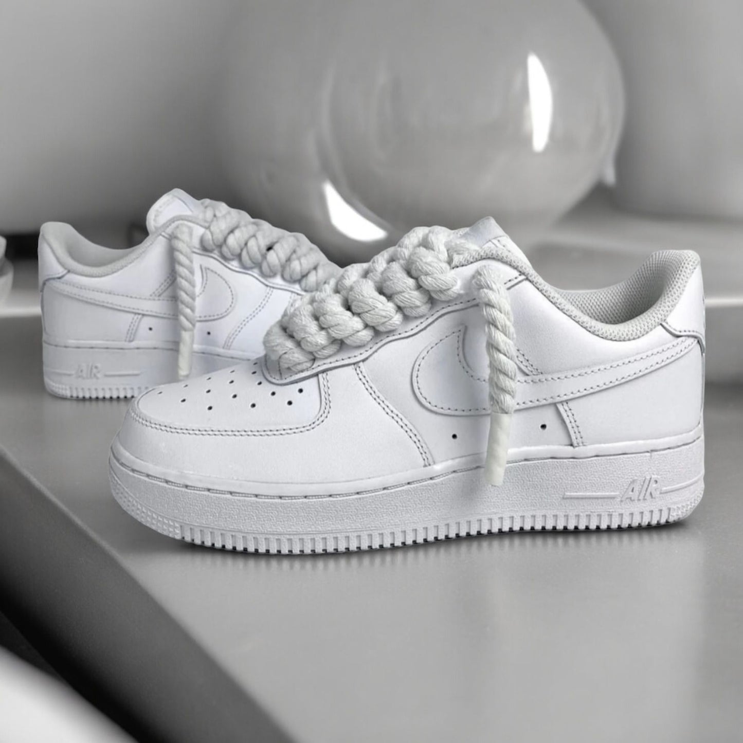 Air Force 1 Rope Lace - White