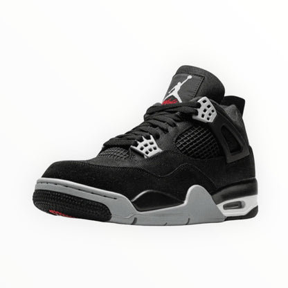 Air Jordan 4 - Black Canvas